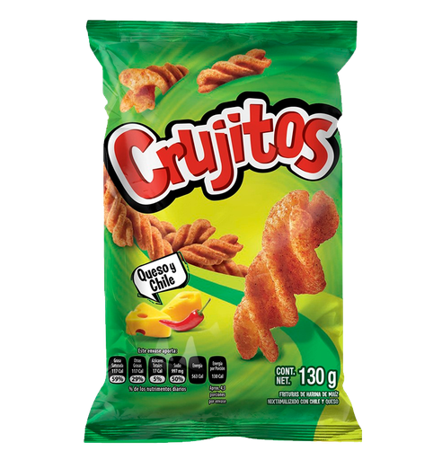 [7501011131040] 300048676 Crujitos Queso y Chile 120G.